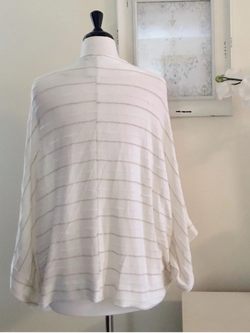 Anthro’s Dolan - Graphite Swing Stripe Cardigan M/L EUC